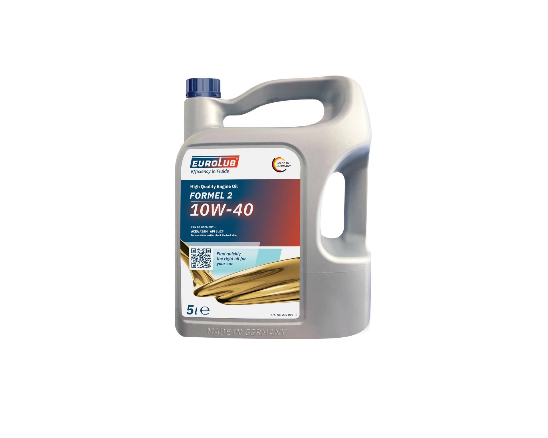 EUROLUB FORMEL 2 SAE 10W-40 Motoröl, 5 Liter EUROLUB FORMEL 2 SAE 10W-40 Motoröl, 5 Liter von EUROLUB