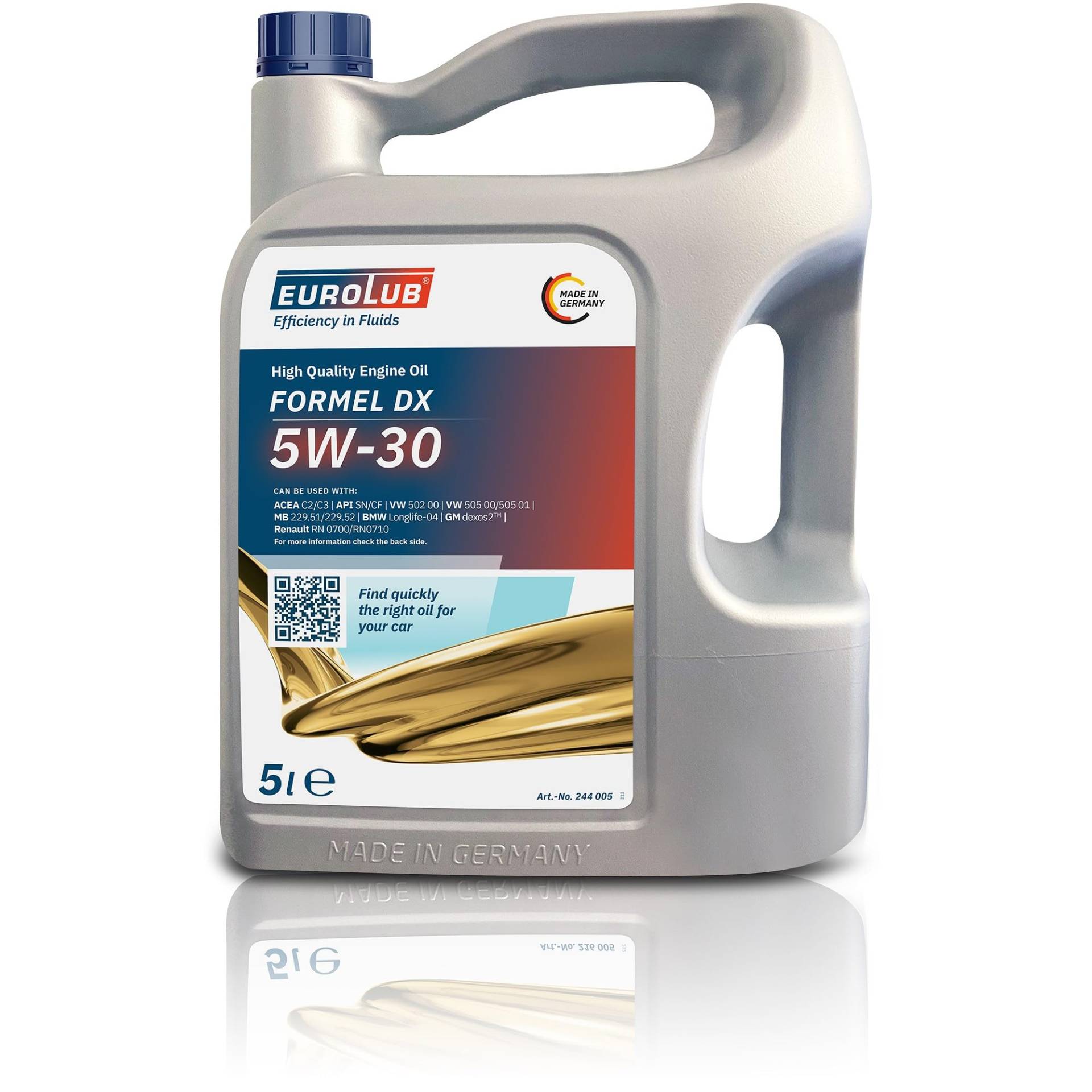 EUROLUB Formel DX 5W-30-5 L EUROLUB Formel DX 5W-30-5 L von EUROLUB