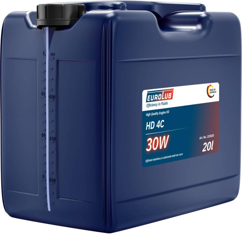 EUROLUB HD 4C SAE 30 Rasenmäheröl, 20 Liter von EUROLUB