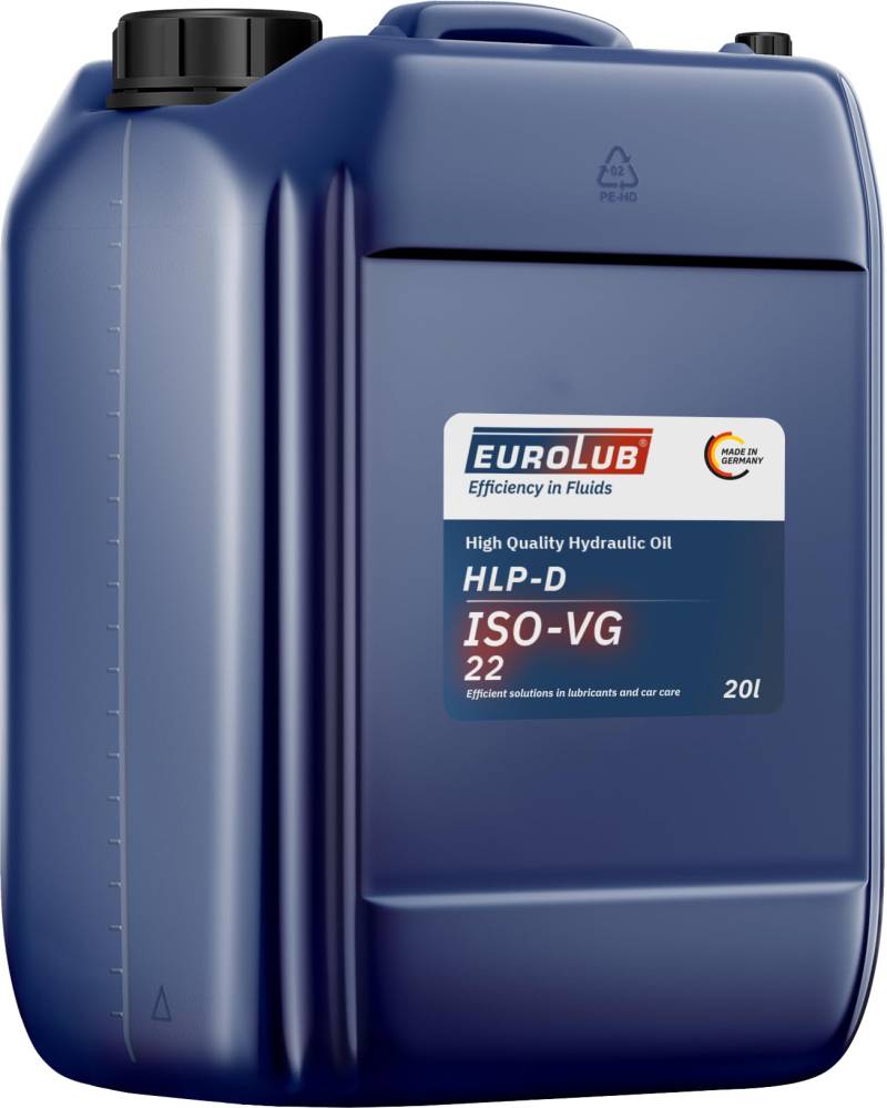 EUROLUB HLP-D ISO-VG 22 Hydrauliköl, 20 Liter von EUROLUB