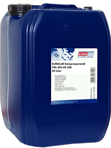EUROLUB Kompressorenöl VDL ISO-VG 100 20Liter EUROLUB Kompressorenöl VDL ISO-VG 100 20Liter von EUROLUB