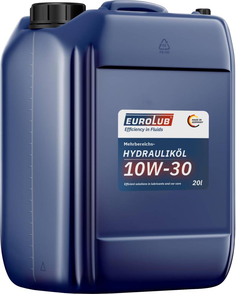 EUROLUB 320020 Mehrbereichshydrauliköl SAE 10W-30, 20 Liter von EUROLUB