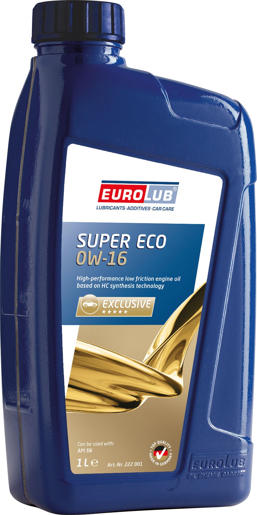 EUROLUB SUPER ECO SAE 0W-16 Motoröl, 1 Liter von EUROLUB