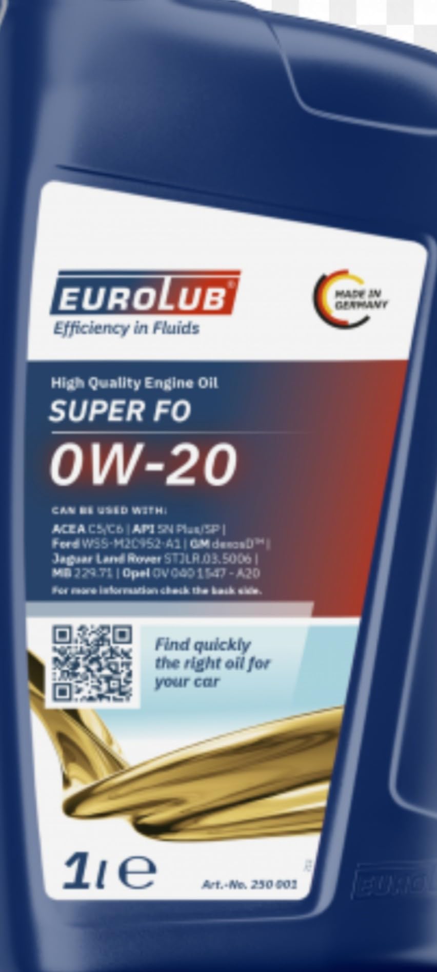 EUROLUB SUPER FO 0W-20-1 L von EUROLUB