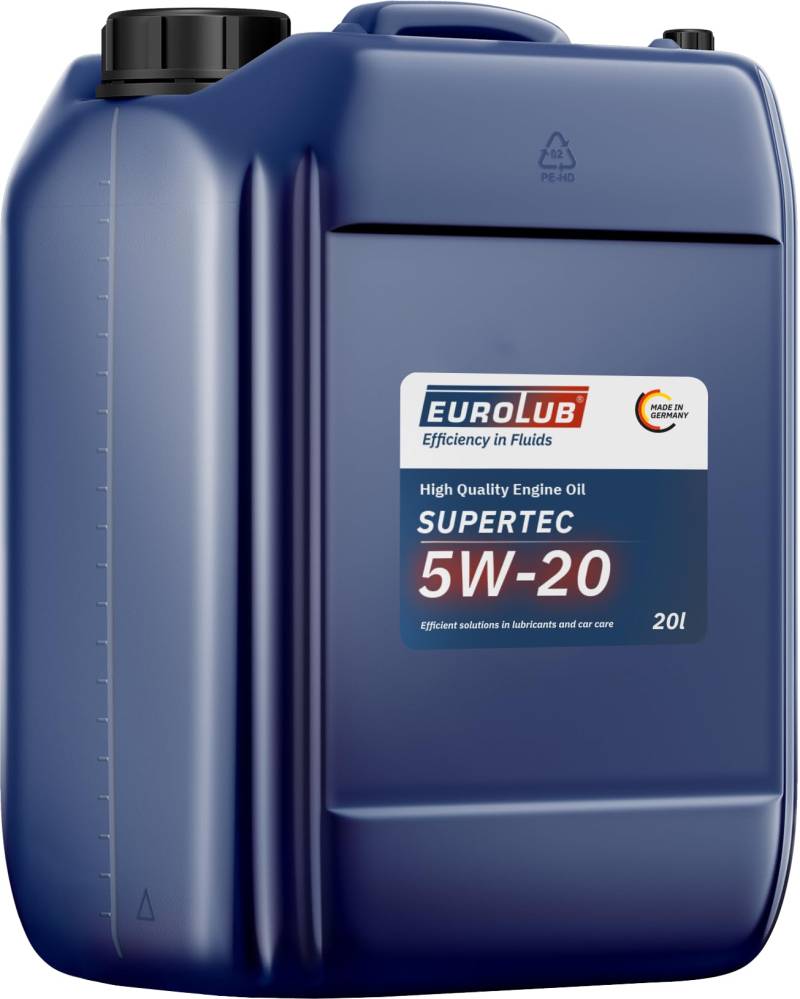 EUROLUB SUPERTEC SAE 5W-20 Motoröl, 20 Liter von EUROLUB