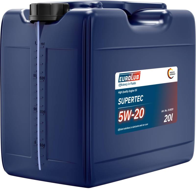 EUROLUB SUPERTEC SAE 5W-20 Motoröl, 20 Liter von EUROLUB