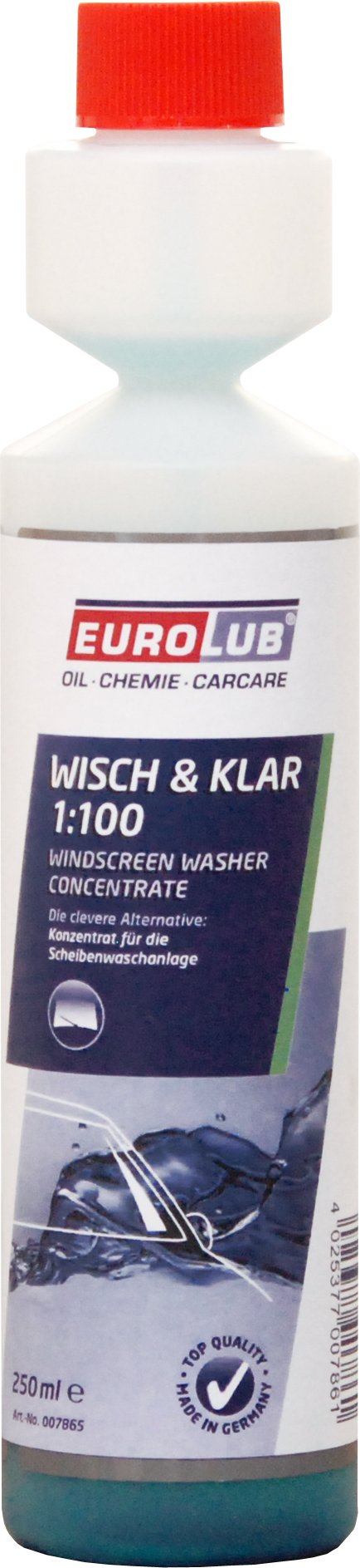 EUROLUB Scheibenreiniger WISCH&KLAR 1:100 Konzentrat, 250 ml EUROLUB Scheibenreiniger WISCH&KLAR 1:100 Konzentrat, 250 ml von EUROLUB