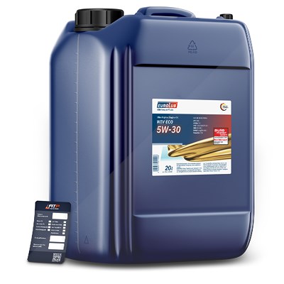 Eurolub 20 L WIV ECO SAE 5W/30 + Ölwechsel-Anhänger von EUROLUB