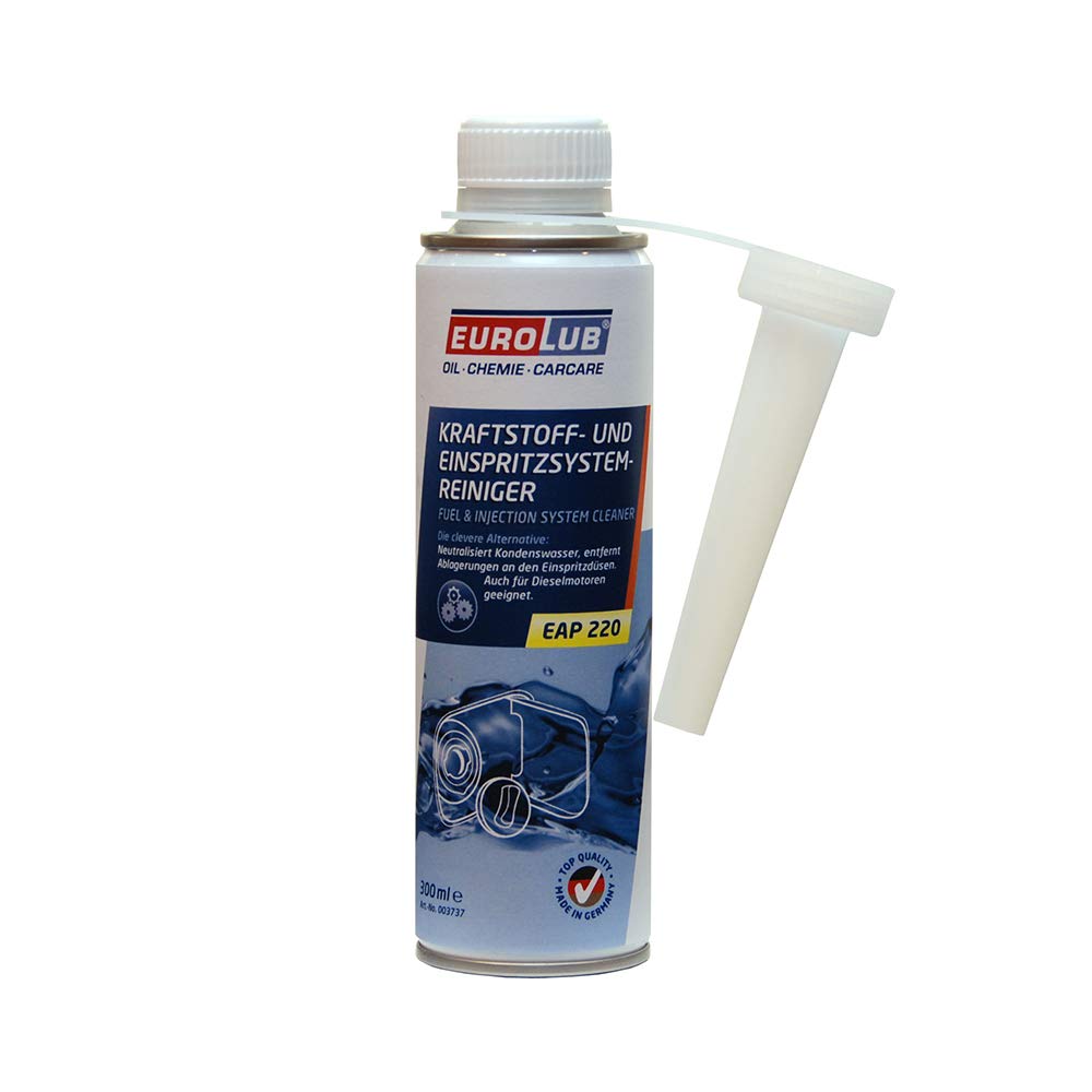 Eurolub Kraftstoff- und Einspritzsystemreiniger EAP 220 Kraftstoffsystemreiniger Kraftstoffsysstem Einspritzsystem Benzin Diesel 2-Takt 4-Takt Fuel and Injection System Cleaner 300ml Eurolub Kraftstoff- und Einspritzsystemreiniger EAP 220 Kraftstoffsystemreiniger Kraftstoffsysstem Einspritzsystem Benzin Diesel 2-Takt 4-Takt Fuel and Injection System Cleaner 300ml von EUROLUB