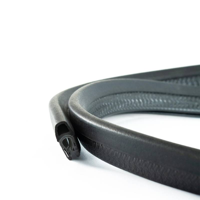 EUTRAS [5 m] Türdichtung KSD2002 Dichtungsprofil 1,5-3,5 mm – hält ohne Kleber – TOP Gummidichtung für Autotür, Kofferraum und Heckklappe – TOP deutsche Industriequalität Made in EU von EUTRAS-Kantenschutz