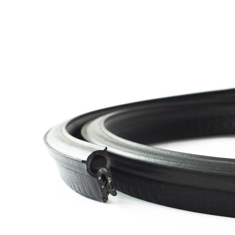 EUTRAS [10 m] Türdichtung KSD2004 Dichtungsprofil 1,0-3,5 mm – hält ohne Kleber – TOP Gummidichtung für Autotür, Kofferraum und Heckklappe – TOP deutsche Industriequalität Made in EU von EUTRAS-Kantenschutz