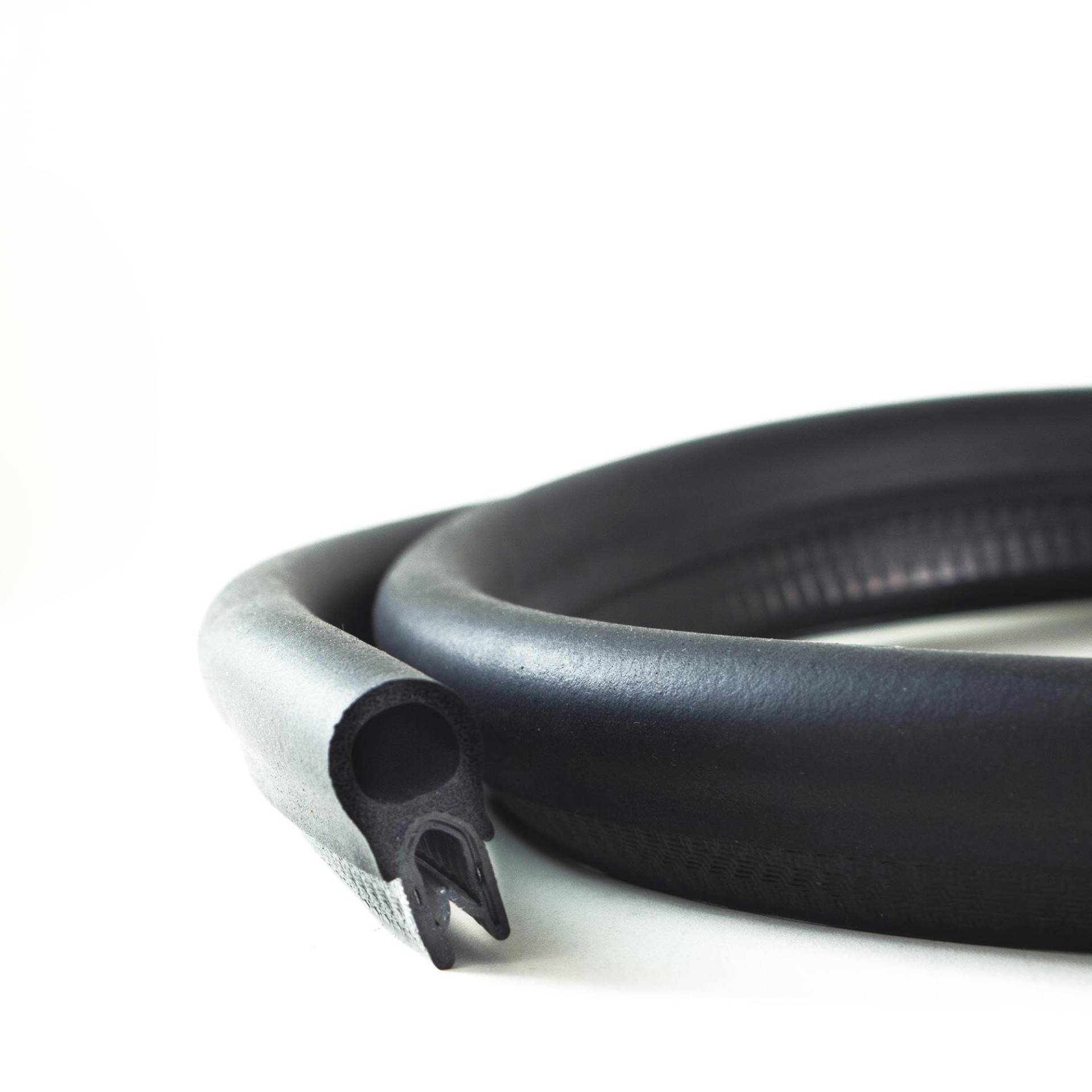 EUTRAS [10 m] Türdichtung KSD2009 Dichtungsprofil 2,0-3,5 mm – hält ohne Kleber – TOP Gummidichtung für Autotür, Kofferraum und Heckklappe – TOP deutsche Industriequalität Made in EU von EUTRAS-Kantenschutz