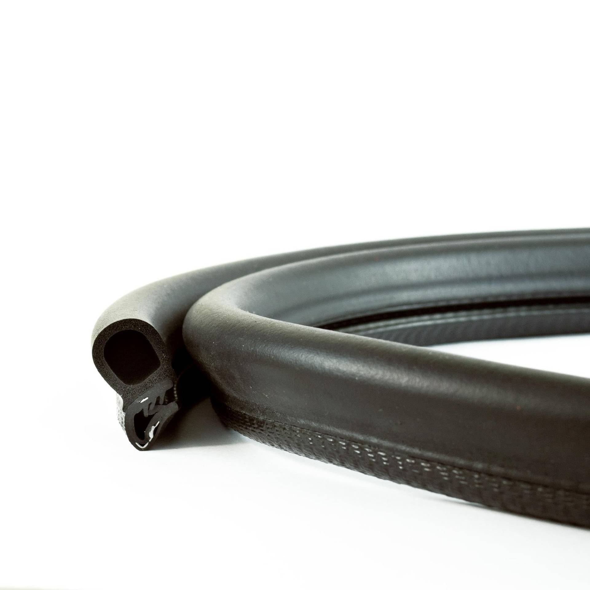 EUTRAS [10 m] Türdichtung KSD2053 Dichtungsprofil 2,0-3,5 mm – hält ohne Kleber – TOP Gummidichtung für Autotür, Kofferraum und Heckklappe – TOP deutsche Industriequalität Made in EU von EUTRAS-Kantenschutz