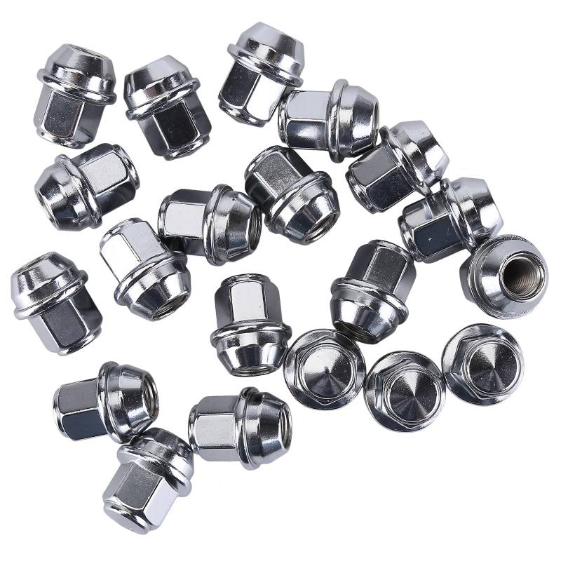 20 x FEBI-Bilstein Radmutter verchromt M12 x 1,5 kompatibel für Ford Leichtmetallfelge von EUWLY