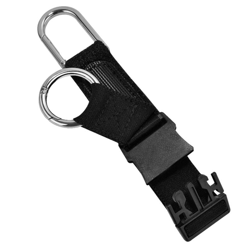 Elastischer, verstellbarer Gepäckgurt, Gepäckgurt, Jacken-Halter, Greifer, Tasche, Handtaschen-Clip, Reisezubehör von EUYueli