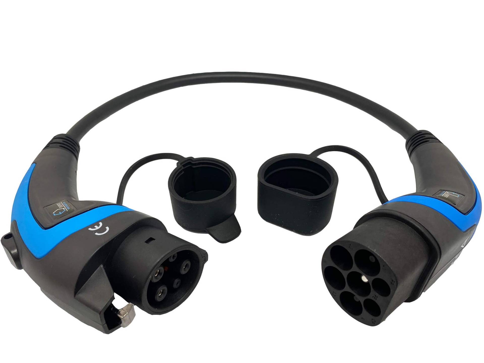 Premium-Adapter Typ 2 zu Typ 1 | 32A | 7,4 kW | 0,5-0,7 m (Plug Type 0,7 Meter) Premium-Adapter Typ 2 zu Typ 1 | 32A | 7,4 kW | 0,5-0,7 m (Plug Type 0,7 Meter) von EV Expert