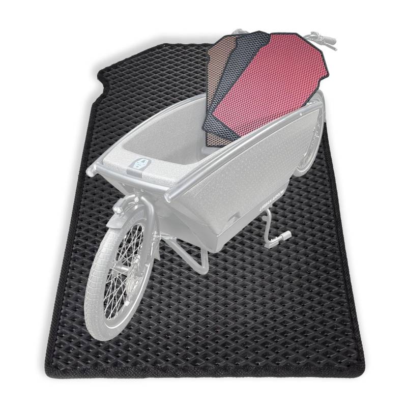 EVA Drive Premium Schutzmatte für Urban Arrow | Lastenrad Fußmatten Teppiche | Lastenrad Zubehör | Farbe Schwarz von EVA Drive