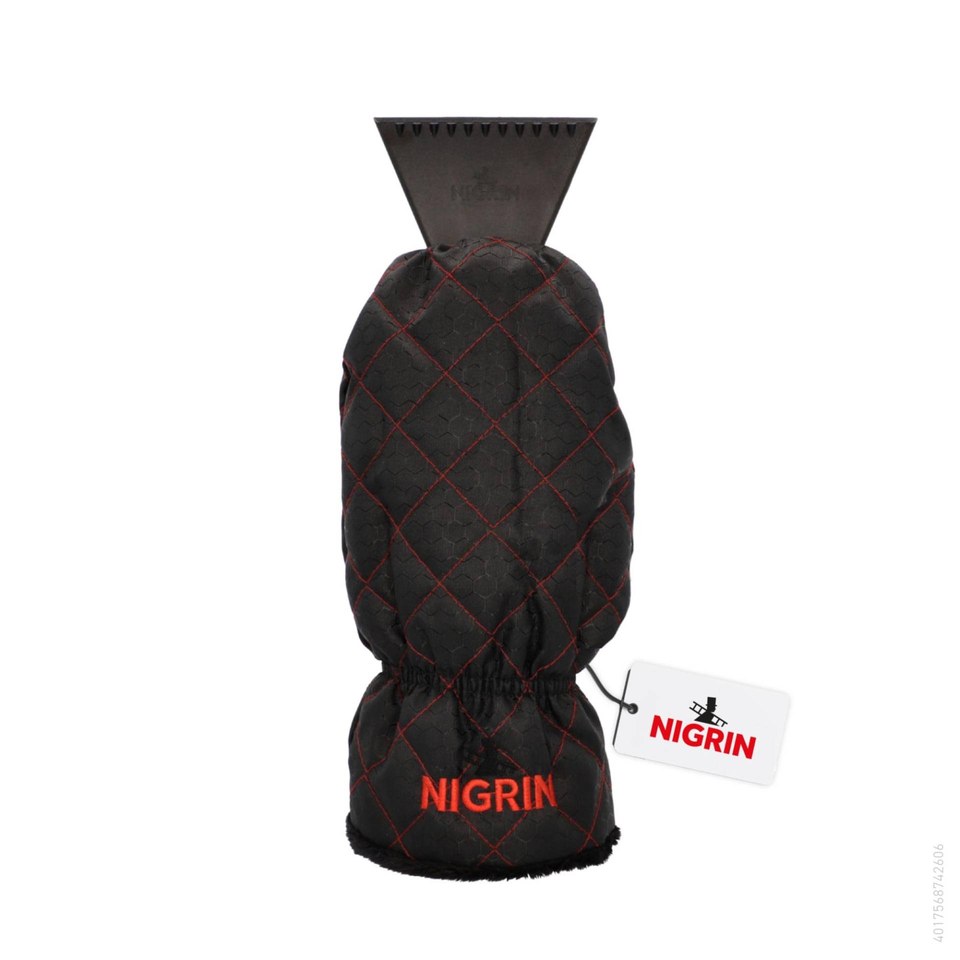 NIGRIN Performance Eisschaber Handschuh, Eiskratzer mit gefüttertem Handschuh, ergonomischer und rutschfester Softriff, wasserabweisendes Material, dickes und warmes Innenfutter, waschbar NIGRIN Performance Eisschaber Handschuh, Eiskratzer mit gefüttertem Handschuh, ergonomischer und rutschfester Softriff, wasserabweisendes Material, dickes und warmes Innenfutter, waschbar von EVB Handelshaus Bour GmbH