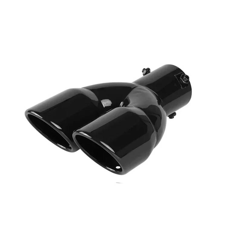 Auspuff Endrohr 1 STÜCKE Auto Auspuff Schalldämpfer Spitze Rohr Edelstahl Chrom Hinten Schwanz Kehle 2.5" Einlass Für Die Meisten Schalldämpfer Spitze(Burnt Blue Bent) von EVEKHAHHRB