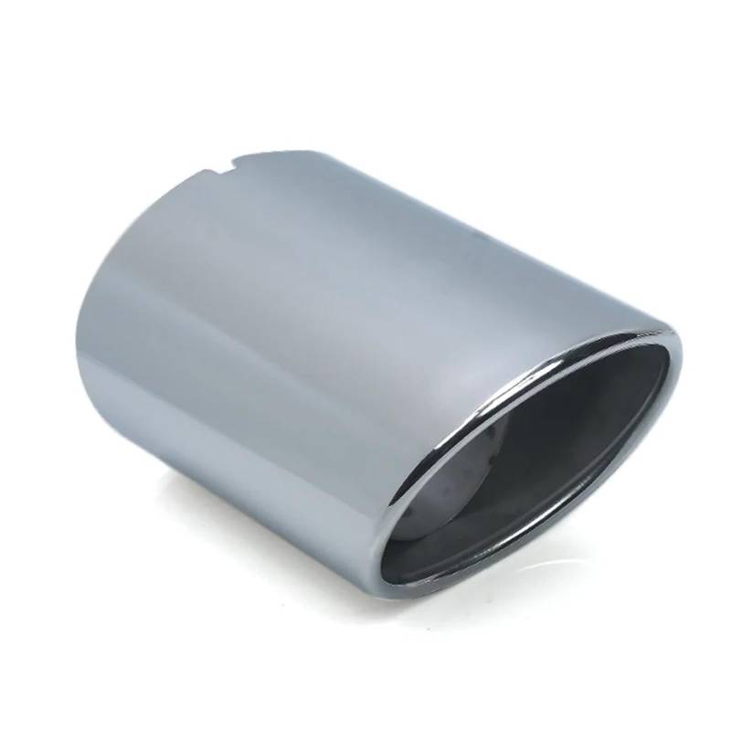 Auspuff Endrohr 1 STÜCKE Für RAV4 2020-2023 Auto Auspuff Tip Schalldämpfer Edelstahl Auspuffrohr Zubehör Schalldämpfer Spitze(Silver) von EVEKHAHHRB
