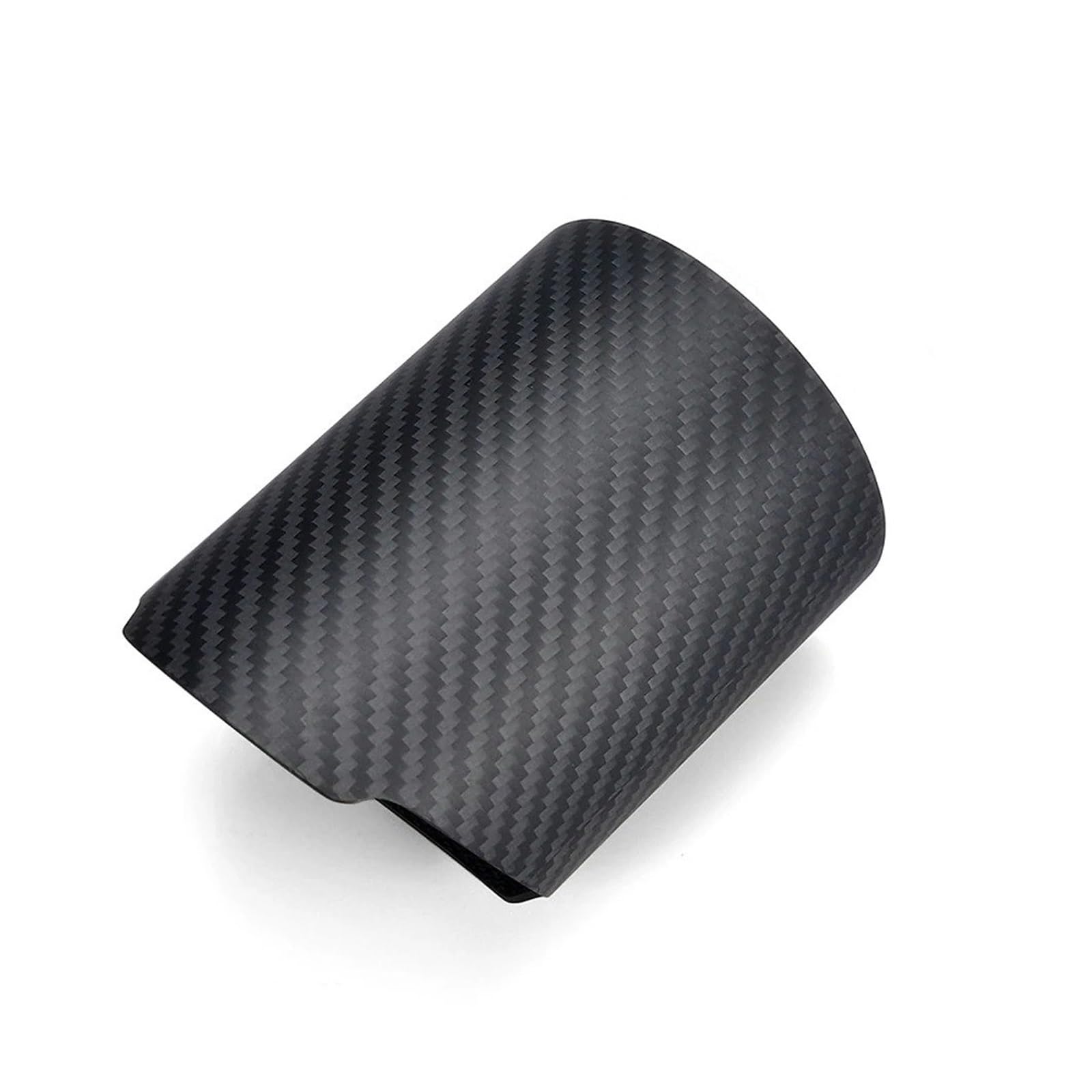 Auspuff Endrohr 1 Stück Auto Universal Gerade Flansch Carbon Fiber Auspuff Spitze Abdeckung Schalldämpfer Rohr Schalldämpfer Spitze(Matte In112-Ou116) von EVEKHAHHRB