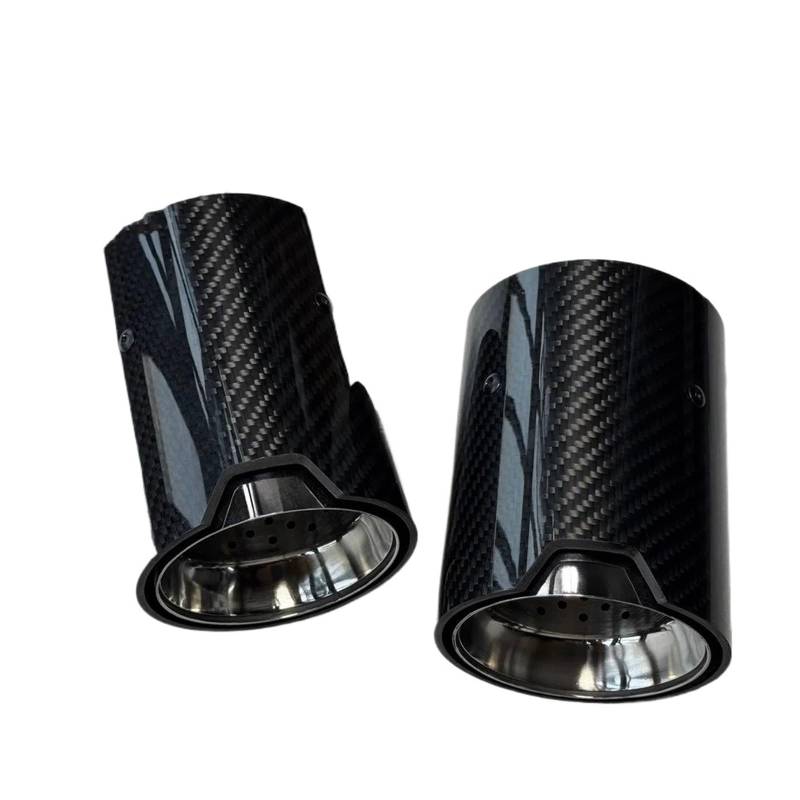 Auspuff Endrohr 1 Stück Für M2 Für M3 Für M4 Für M5 F87 F80 F82 F83 F90 Auto Carbon Auspuffspitzen Endrohr Muffeldüsen Schalldämpfer Spitze(ID 70MM-OD 80MM) von EVEKHAHHRB