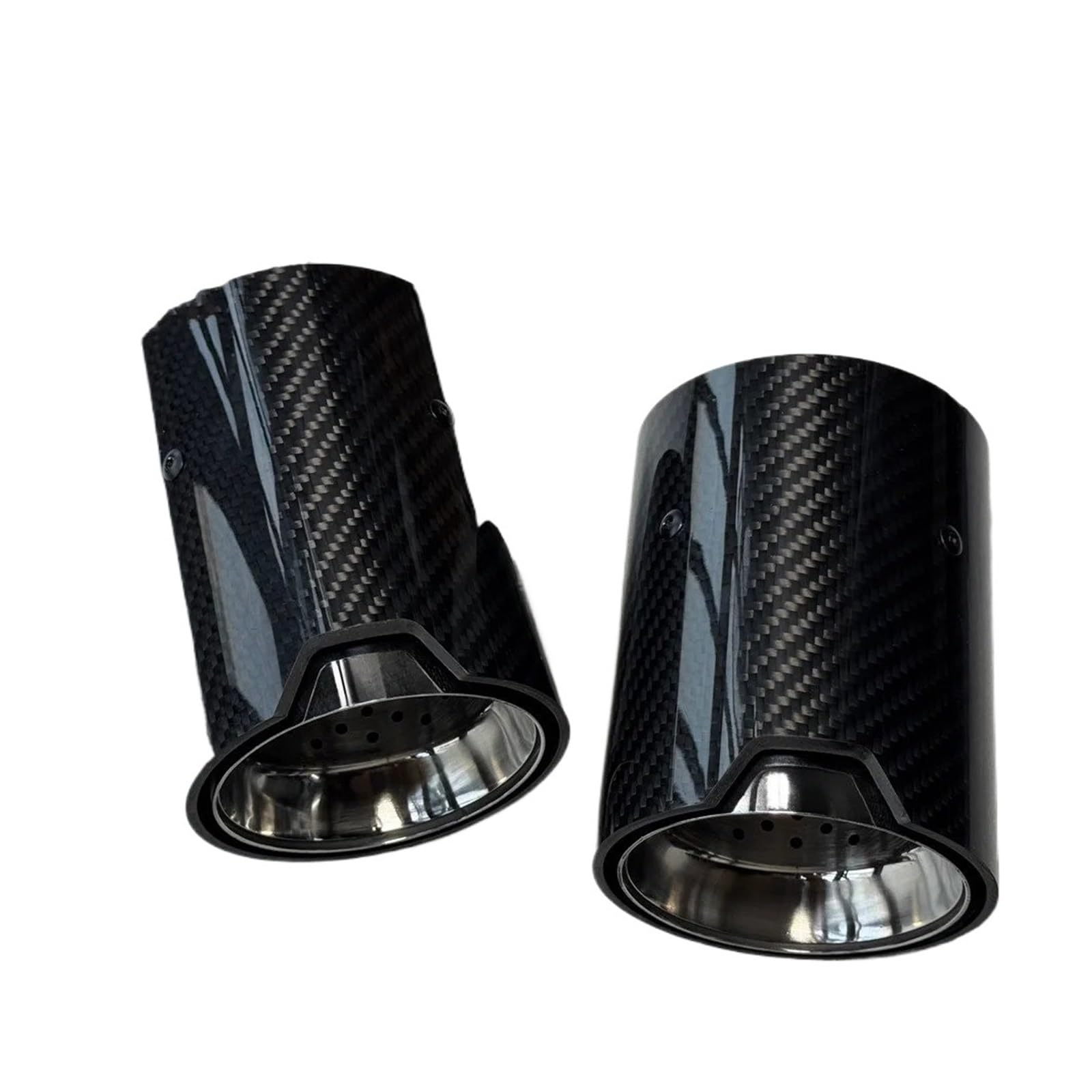 Auspuff Endrohr 1 Stück Für M2 Für M3 Für M4 Für M5 F87 F80 F82 F83 F90 Auto Carbon Auspuffspitzen Endrohr Muffeldüsen Schalldämpfer Spitze(ID 83MM-OD 105MM) von EVEKHAHHRB