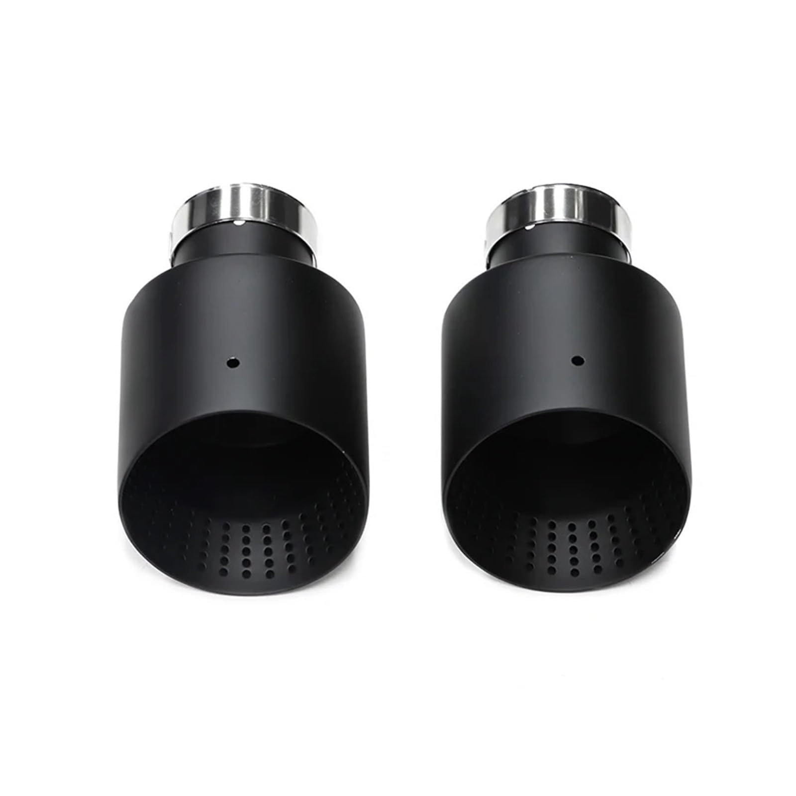 Auspuff Endrohr 1 Stück Universal Auto Mattschwarz Edelstahl Schalldämpfer Spitze Rohr Auspuffblende Für GTI MK7 Für Golf 7 Schalldämpfer Spitze(ID63MMOD89MM) von EVEKHAHHRB