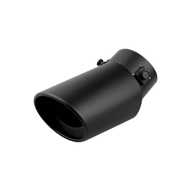 Auspuff Endrohr 2.5" Schwarze Auto-Auspuffspitzen Hintere Endrohre Schalldämpfer Spitze(Bent) von EVEKHAHHRB