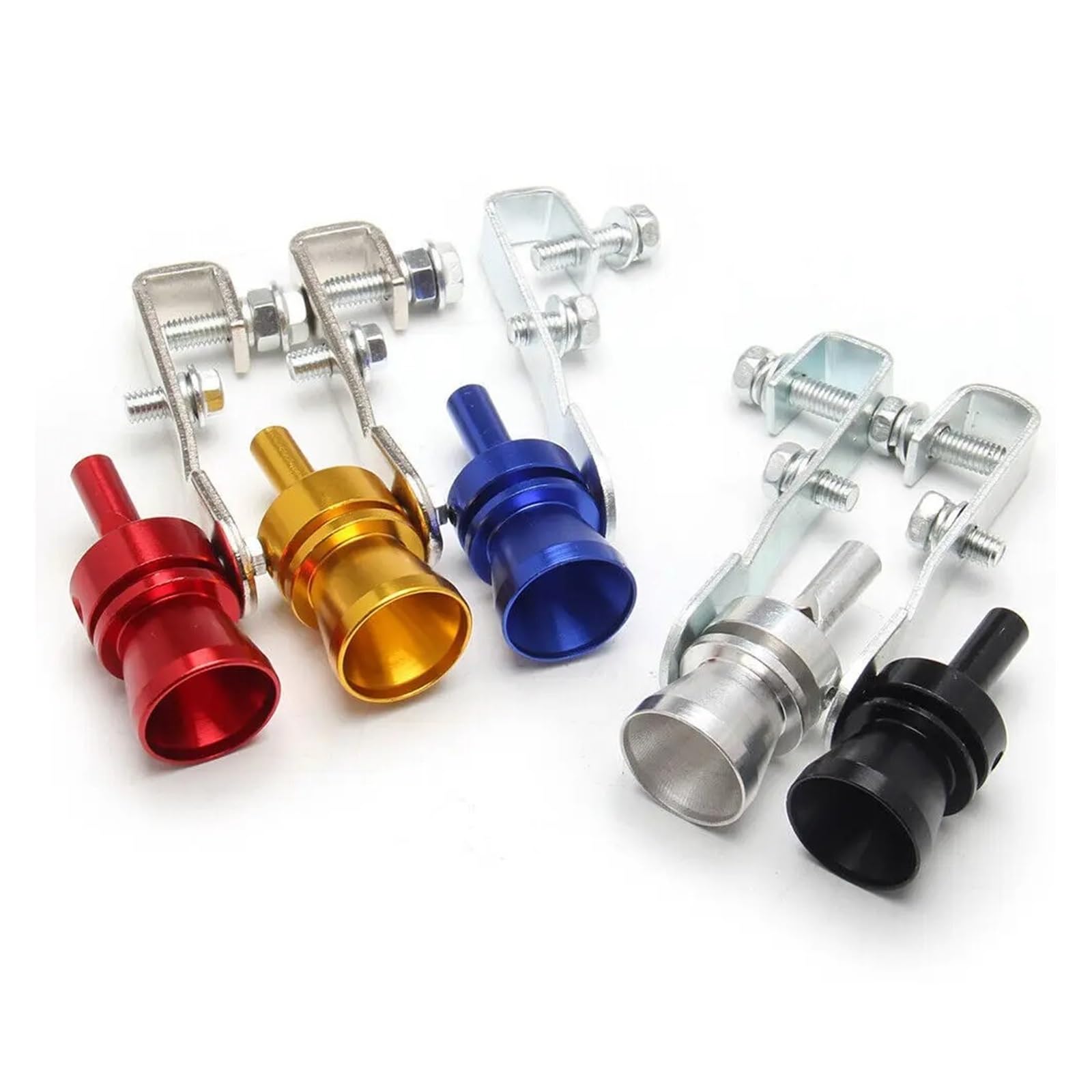 Auspuff Endrohr Universal Car Oversized Roar Maker S-XL Turbo Sound Whistle Auspuffrohr Schalldämpfer Spitze(4-,L) von EVEKHAHHRB