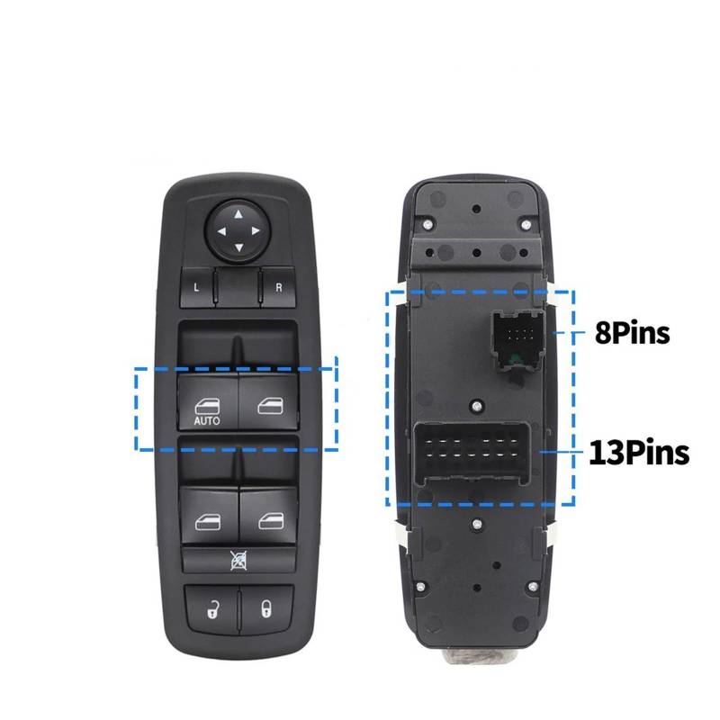 Elektrische Fensterheber Für Liberty Für Master Auto Power Fenster Control Schalter 68298088AA 4602544AG 04602632AG(4602632AG) von EVEKHAHHRB