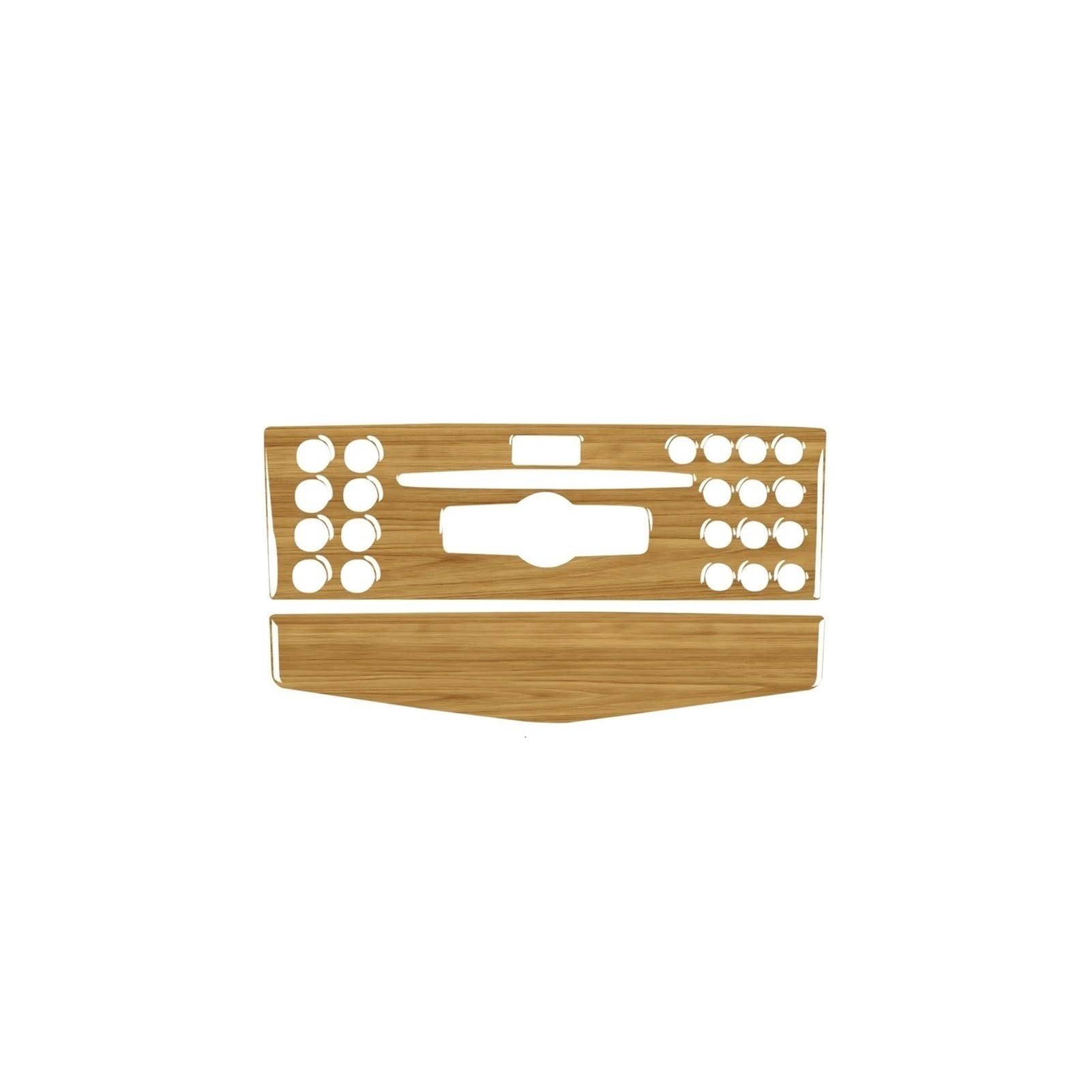 Getriebe Panel Trim Für C-Klasse W204 2007 2008 2009 2010 Autoinnenausstattung Mittelkonsole CD-Panel Verkleidungsabdeckung Mittelkonsole Frame(Teak Look A) von EVEKHAHHRB