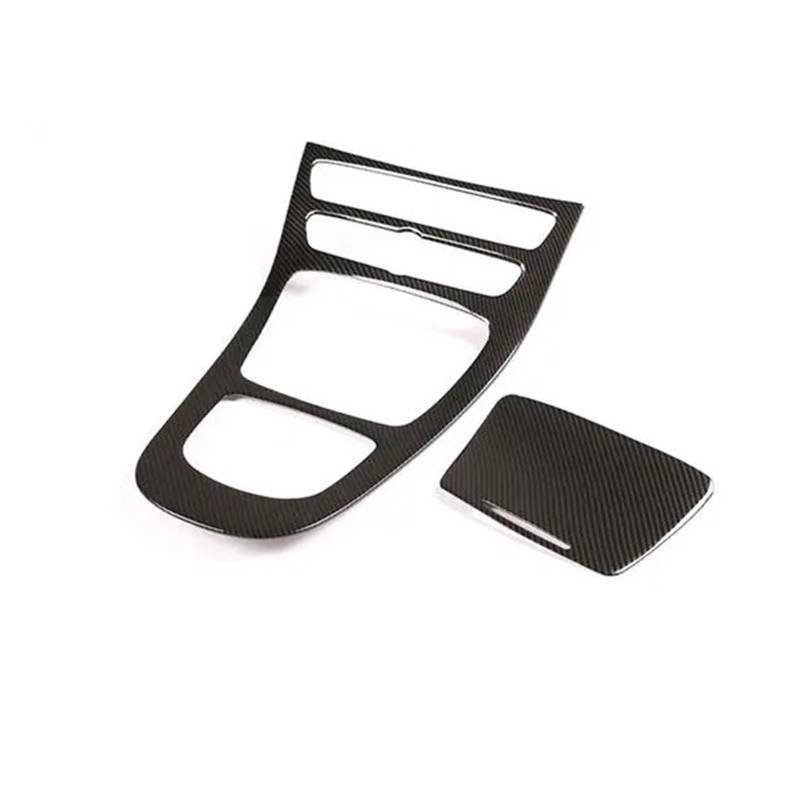 Getriebe Panel Trim Für E Klasse W213 S213 A238 C238 2019 2020 2021 Auto Center Getriebe Shift Panel Rahmen Abdeckung Trim Innen Zubehör Mittelkonsole Frame(Carbon Texture 2019) von EVEKHAHHRB