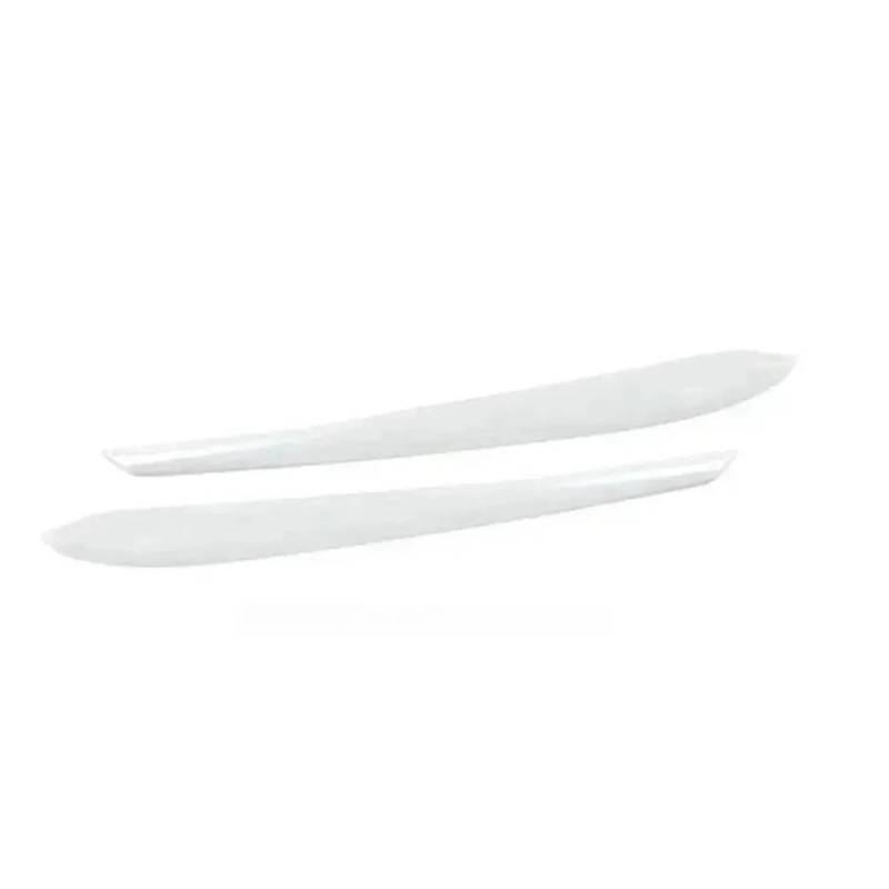 Getriebe Panel Trim Für Tesla Für Modell 3 Für Modell Y 2019 2020 2021 2022 2023 2024 Auto Dashboard Abdeckung Und Tür Trim Panel Dash Trim Mittelkonsole Frame(B Matte White 2PCS) von EVEKHAHHRB