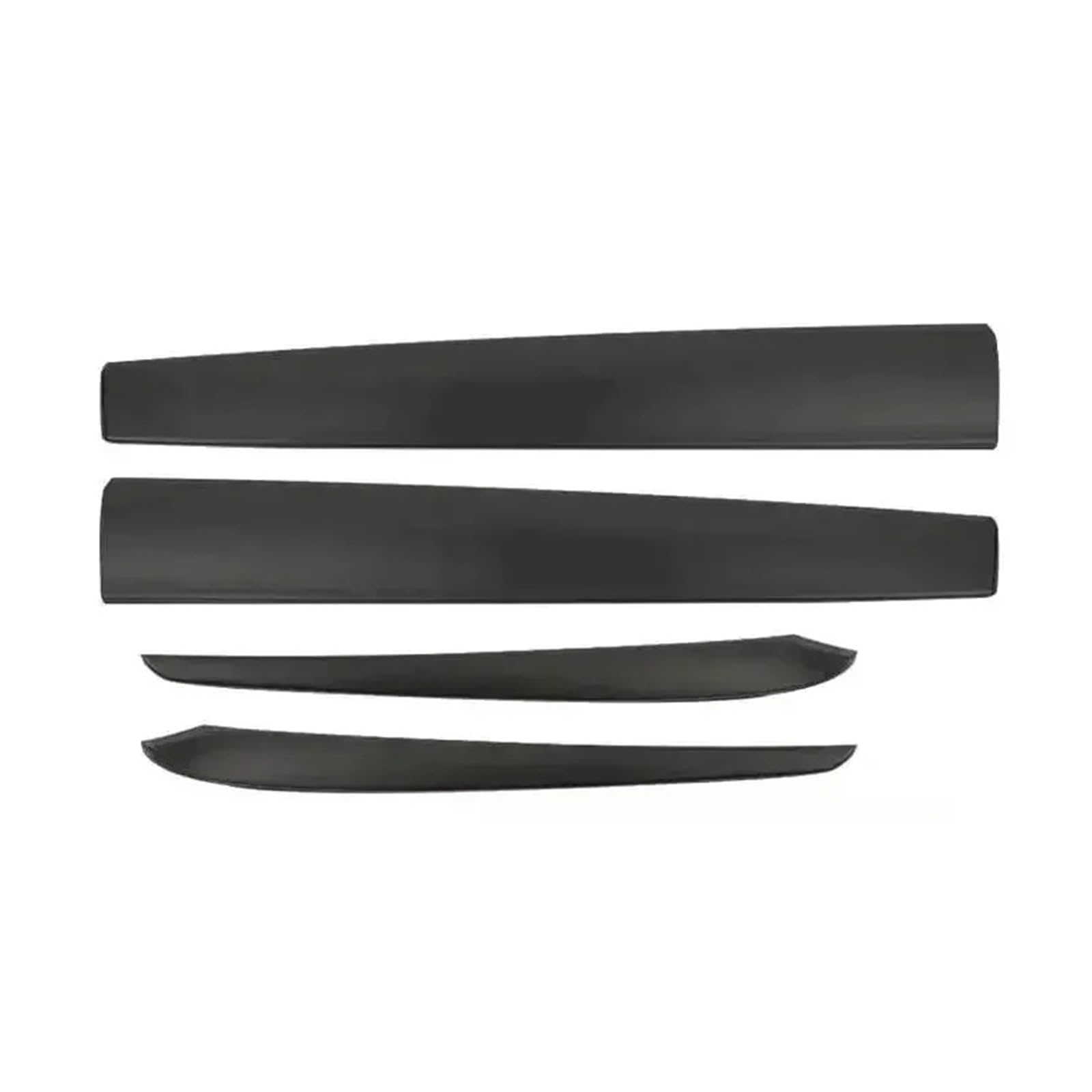 Getriebe Panel Trim Für Tesla Für Modell 3 Für Modell Y 2019 2020 2021 2022 2023 2024 Auto Dashboard Abdeckung Und Tür Trim Panel Dash Trim Mittelkonsole Frame(Matte Black 4PCS) von EVEKHAHHRB