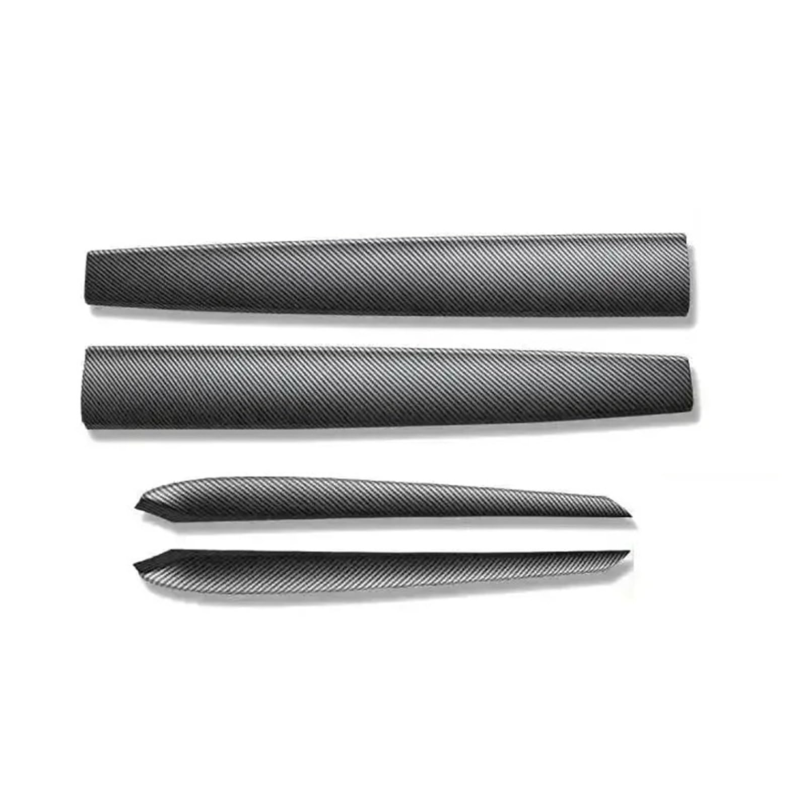 Getriebe Panel Trim Für Tesla Für Modell 3 Für Modell Y Auto Tür Trim Panel Dash Trim Und Dashboard Abdeckung 2019 2020 2021 2022 2023 2024 Mittelkonsole Frame(Matte Carbon 4PCS) von EVEKHAHHRB