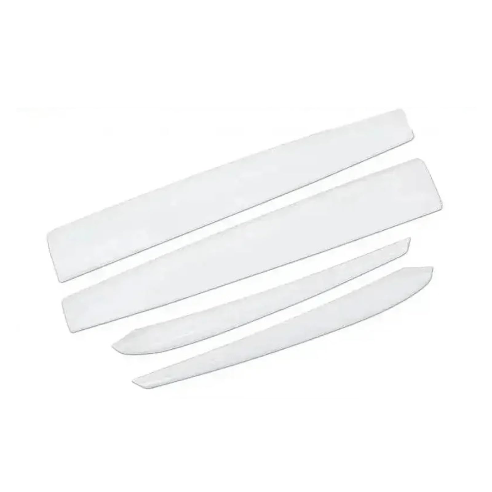 Getriebe Panel Trim Für Tesla Für Modell 3 Für Modell Y Auto Tür Trim Panel Dash Trim Und Dashboard Abdeckung 2019 2020 2021 2022 2023 2024 Mittelkonsole Frame(Matte White 4PCS) von EVEKHAHHRB