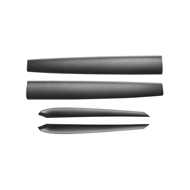 Getriebe Panel Trim Für Tesla Modell Y/3 2019 2020 2021 2022 2023 Auto Mittelkonsole Armaturenbrett Abdeckung/Türverkleidung Streifen Abdeckung Dekoration Aufkleber Mittelkonsole Frame(Matte 4 Set) von EVEKHAHHRB