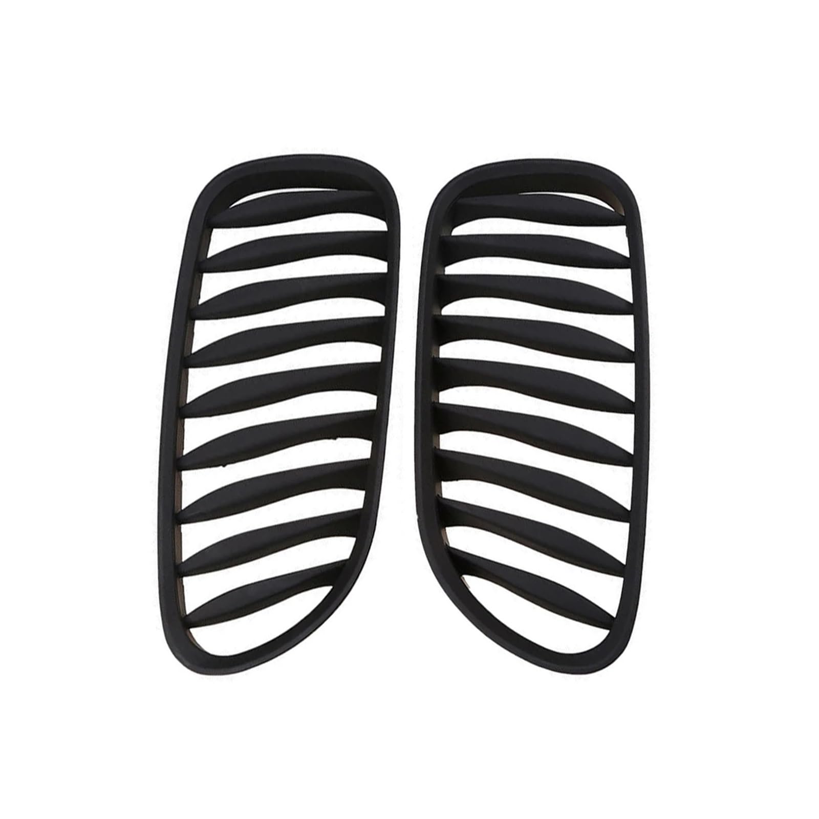 Haubengrill 2Pcs Für Z4 E85 E86 2003-2008 Auto Vorderen Stoßfänger Nieren Kühlergrill Haube Racing Grills Kühlergrill Vorne(Matte Black) von EVEKHAHHRB