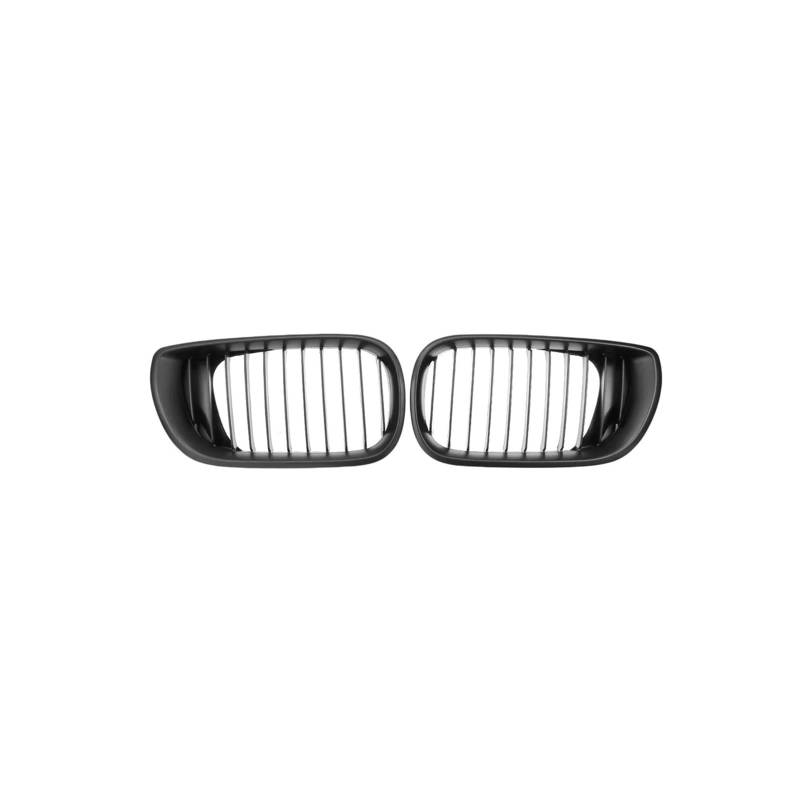 Haubengrill Für 3Serie E46 2002-2005 Auto-Front-Nierengrill Einzellamellen-Haubengrill Frontstoßstange Renngrill Kühlergrill Vorne(Matte Black) von EVEKHAHHRB