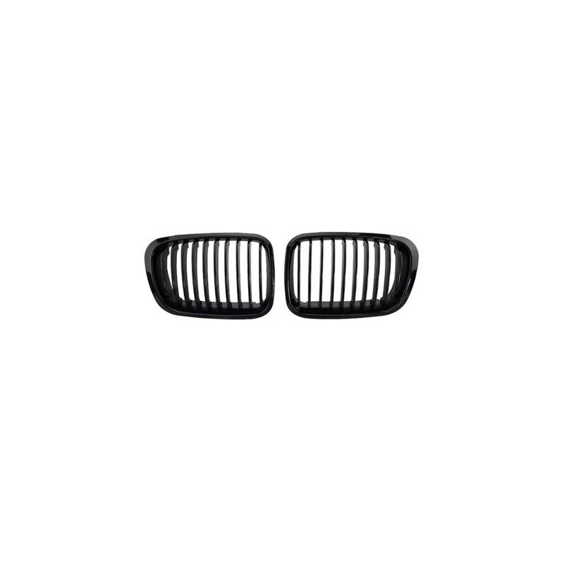 Haubengrill Für 3Serie E46 320i 323i 325i 328i 330i 325Ci 1998-2001 Auto Frontstoßstangengitter Renngitter Kühlergrill Vorne(Single-Glossy Black) von EVEKHAHHRB