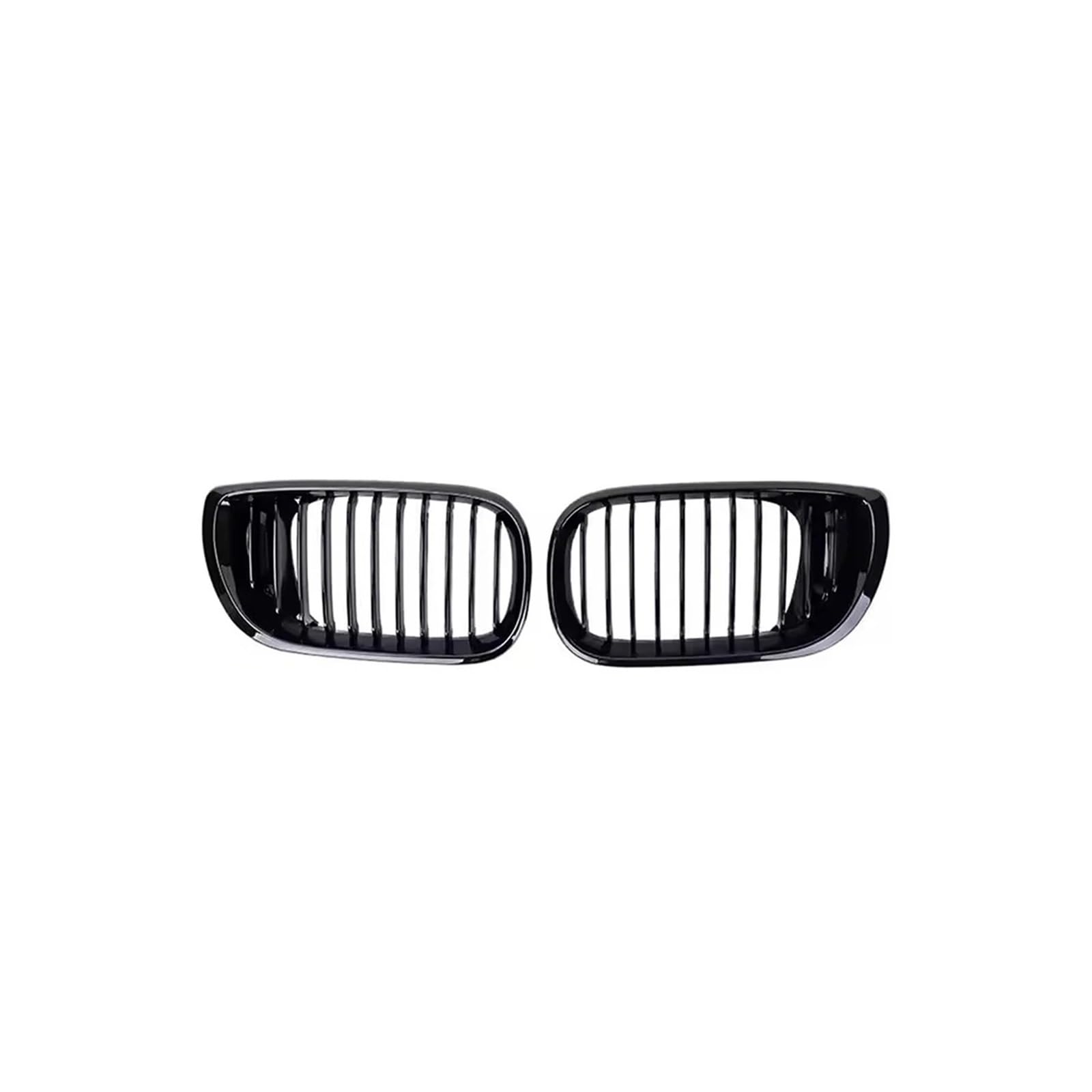 Haubengrill Für 3Serie E46 325i 2002-2004 Auto Front Nieren Racing Grills Diamonds Style Obere Grills Kühlergrill Vorne(Single-Glossy Black) von EVEKHAHHRB