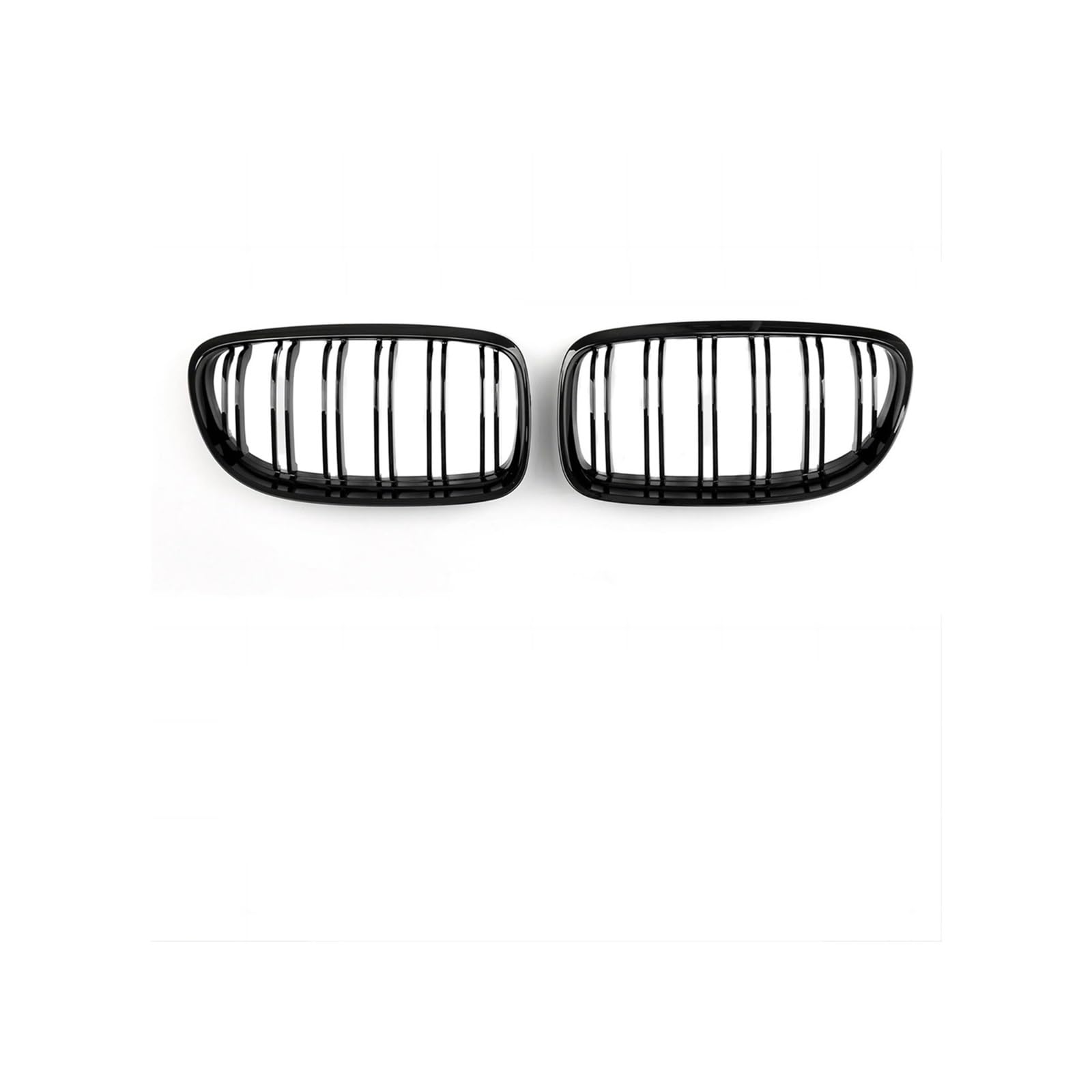 Haubengrill Für 3Serie E90 E91 2005-2012 Auto Front Gloss Balck Grills Grille Sport Diamant Kühlergrill Vorne(09-12 G Dual Slat) von EVEKHAHHRB