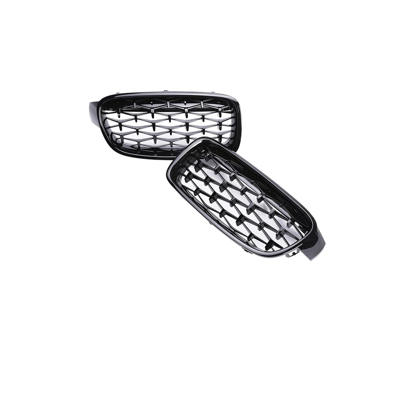 Haubengrill Für 3Serie F30 F31 F35 2012-2019 Frontstoßstangengrill Renngrill Nierengrill Aus Kohlefaser Kühlergrill Vorne(All Black Diamond) von EVEKHAHHRB