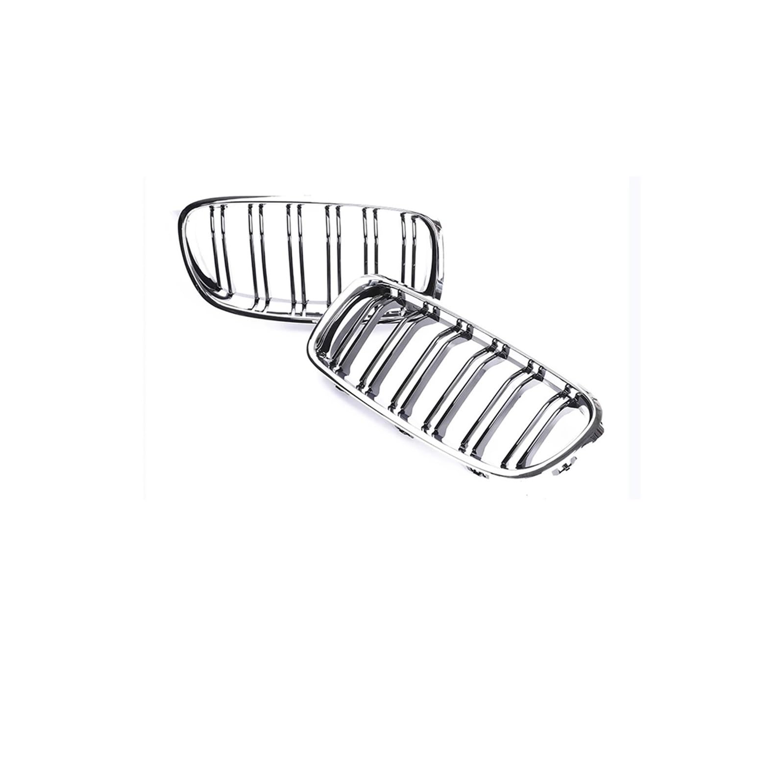 Haubengrill Für 3Serie F30 F31 F35 2012-2019 Frontstoßstangengrill Renngrill Nierengrill Aus Kohlefaser Kühlergrill Vorne(Dual Chrome Black) von EVEKHAHHRB
