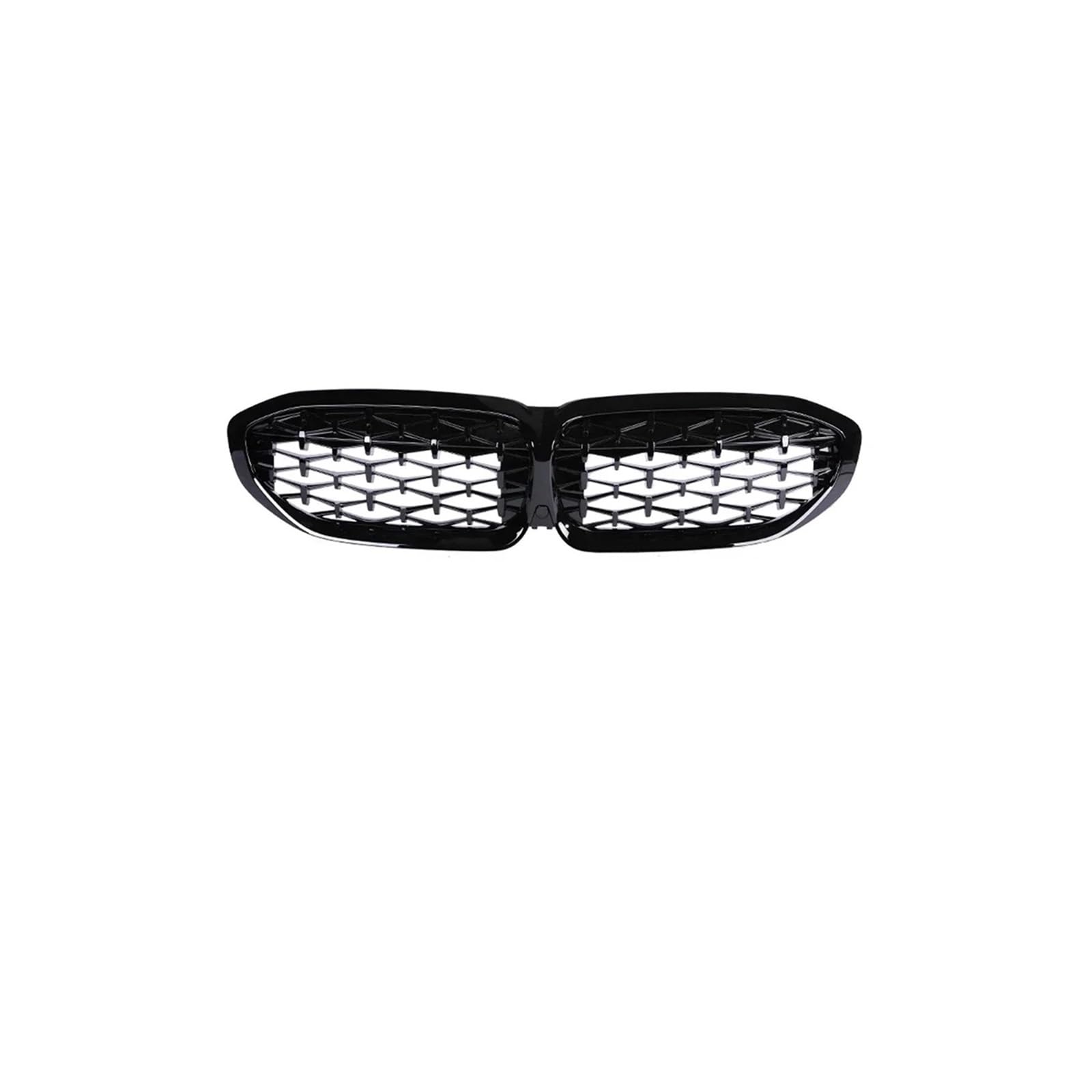 Haubengrill Für 3er-Serie G20 G21 G28 316i 318i 320i 2019–2023 Front Nierenstoßstange Carbon Grills Glanz Schwarz Kühlergrill Vorne(All Black Diamond) von EVEKHAHHRB