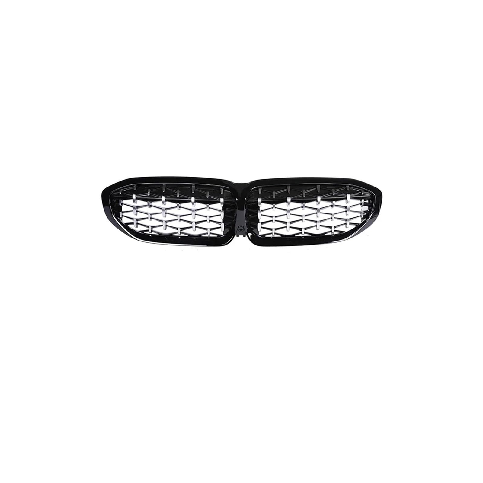 Haubengrill Für 3er-Serie G20 G21 G28 316i 318i 320i 2019–2023 Front Nierenstoßstange Carbon Grills Glanz Schwarz Kühlergrill Vorne(Black Chrome Diamond) von EVEKHAHHRB