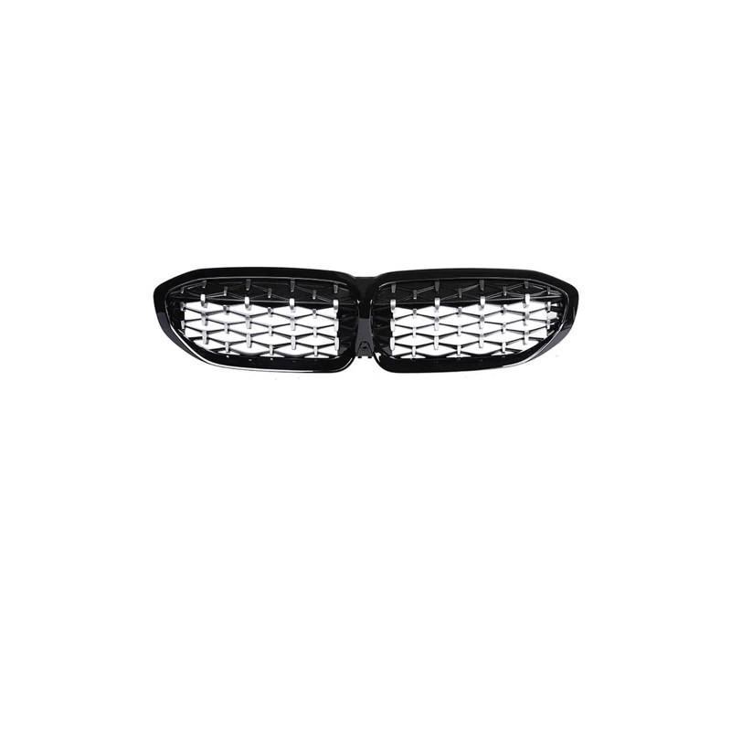 Haubengrill Für 3er-Serie G20 G21 G28 316i 318i 320i 2019–2023 Front Nierenstoßstange Carbon Grills Glanz Schwarz Kühlergrill Vorne(Black Chrome Diamond) von EVEKHAHHRB