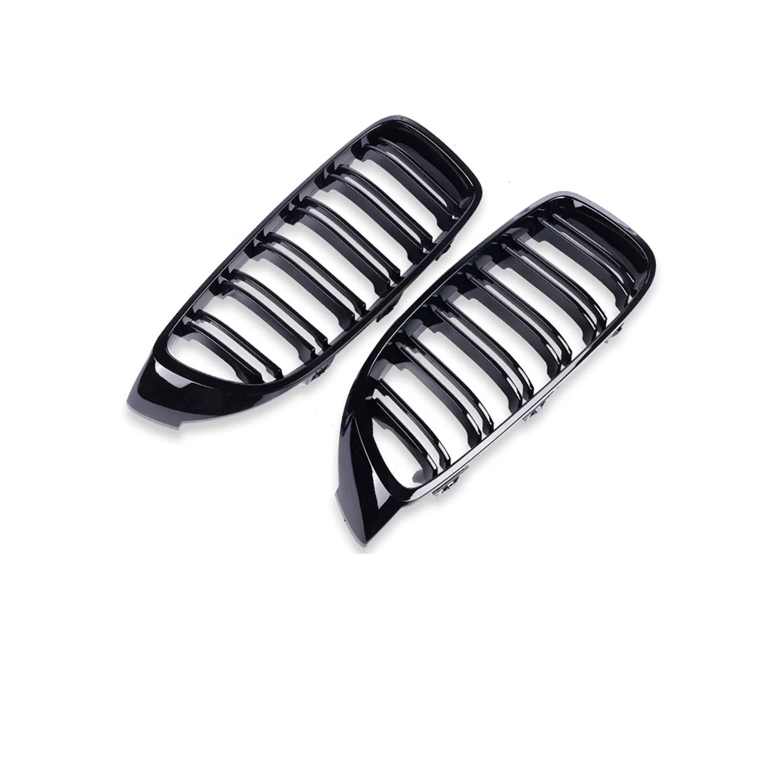 Haubengrill Für 4 Series F32 F33 F36 F80 F82 2013-2020 Auto Vorderen Stoßfänger Nieren Glanz Schwarz Racing Grill Kühlergrill Vorne(Dual Gloss Black) von EVEKHAHHRB