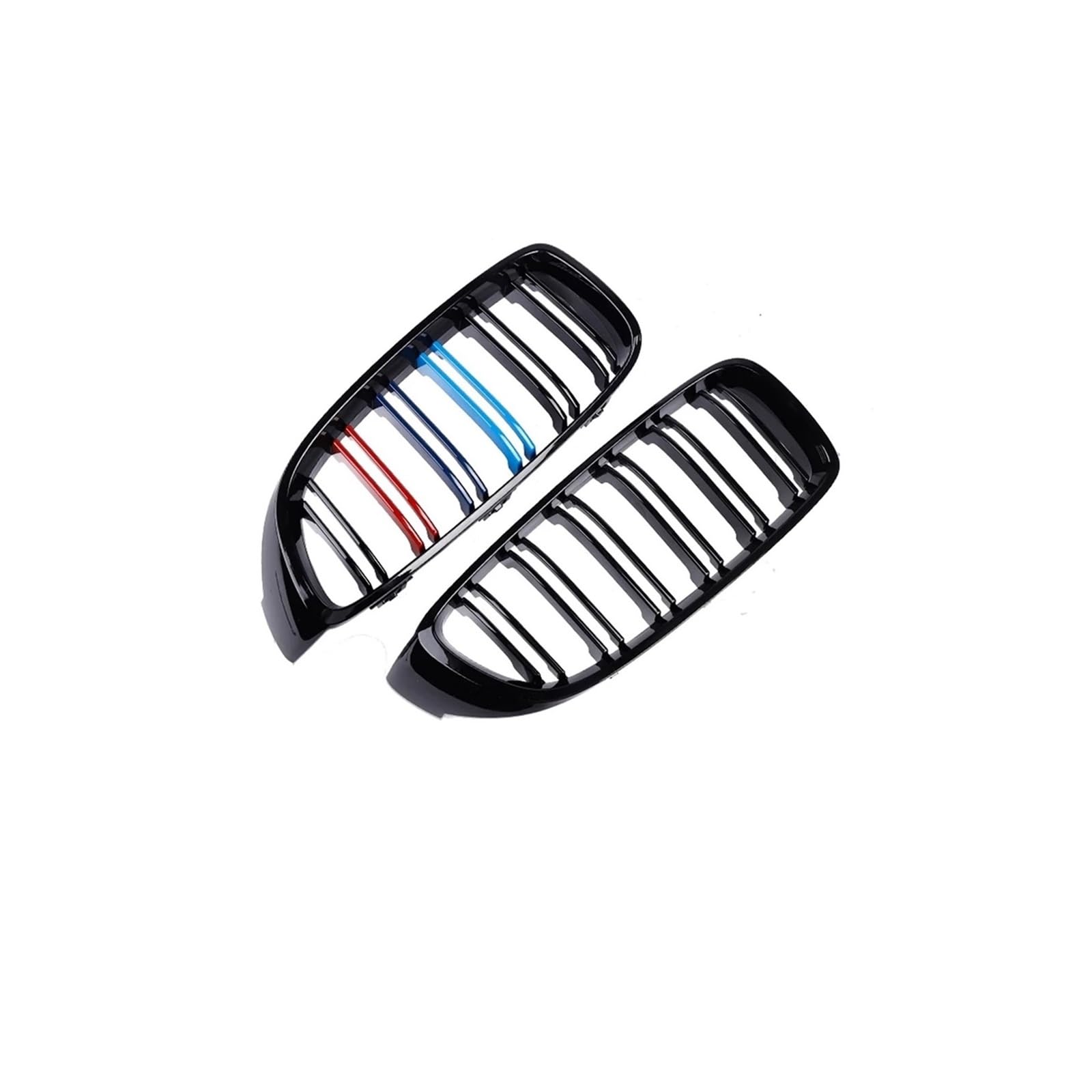 Haubengrill Für 4Serie F32 F33 F36 F80 F82 2013-2020 Auto Frontstoßstange Nierenglanz Schwarz Carbon Racing Grill Kühlergrill Vorne(Dual 3 Color) von EVEKHAHHRB